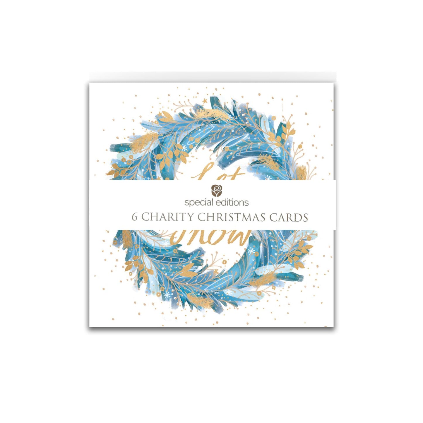 Pack Of 6 Let It Snow Magical Charity Cards Multiple Charities