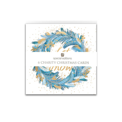 Pack Of 6 Let It Snow Magical Charity Cards Multiple Charities