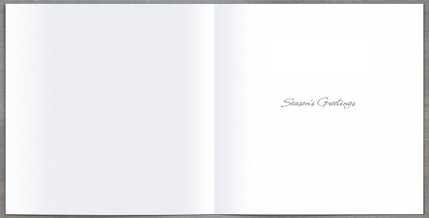 Pack Of 6 Winter Woodland Stag Charity Christmas Cards Multiple Charities