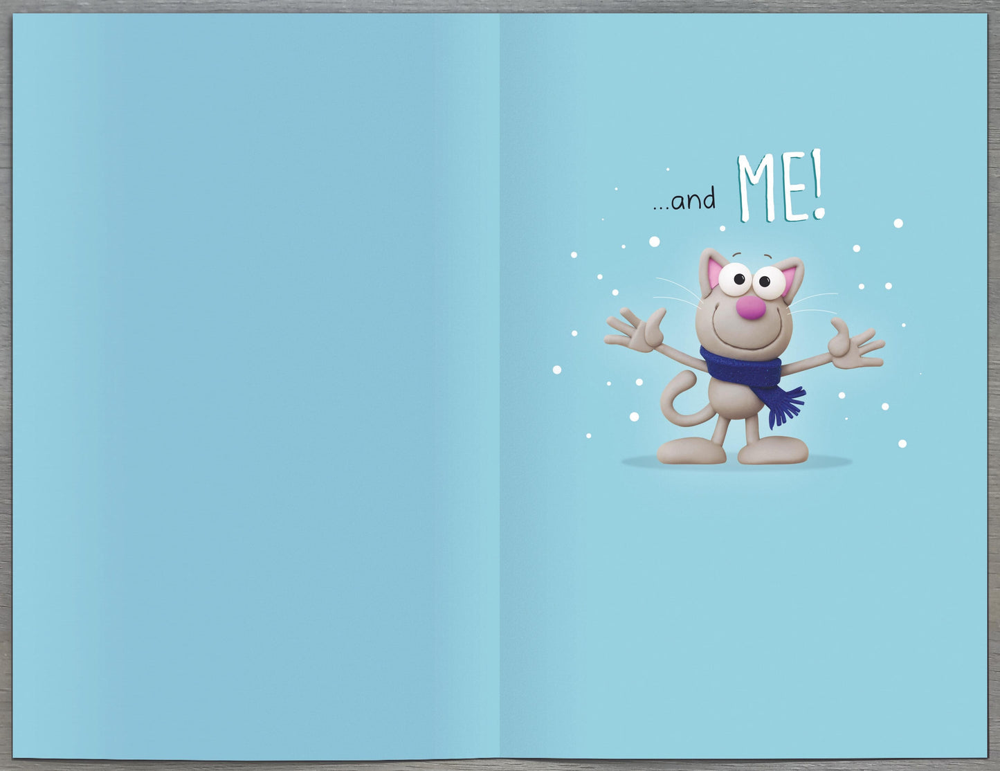 Crackers To My Girlfriend Funny Cute Cat Christmas Greeting Card