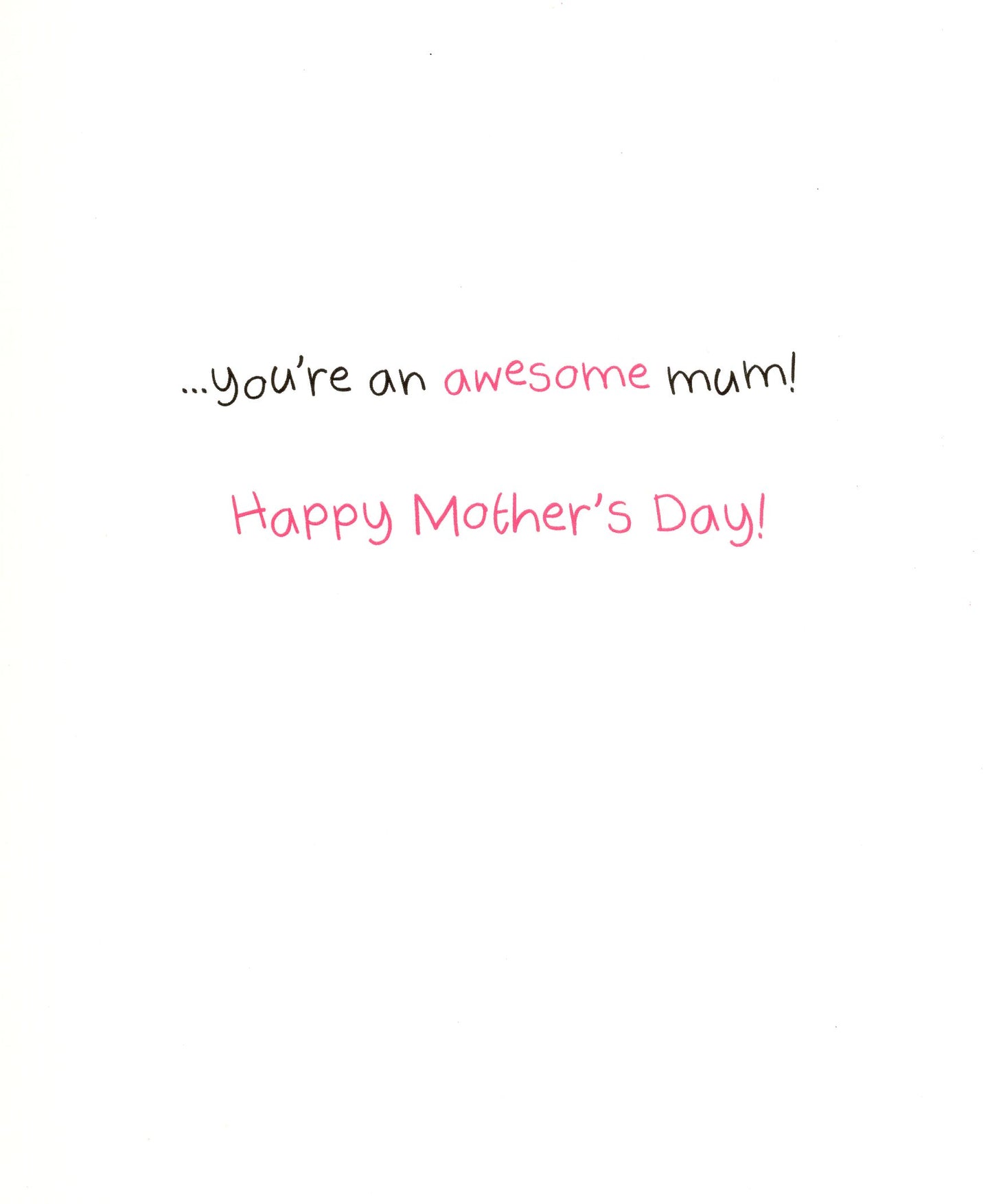 Funny Mum From Your Son Mother's Day Card