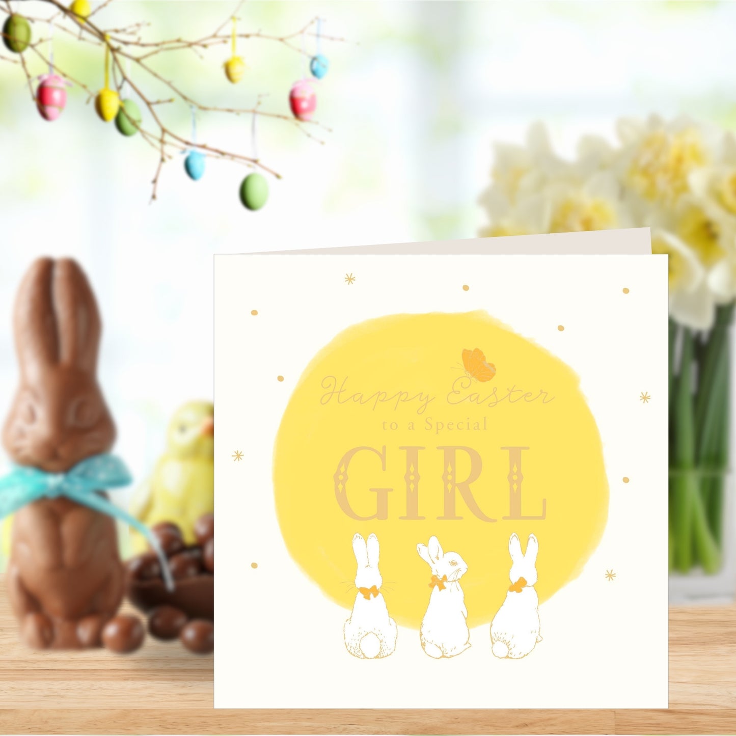 Peter Rabbit Special Girl Happy Easter Greeting Card