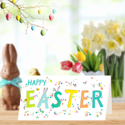 Happy Easter Colourful Gift Card Money Wallet