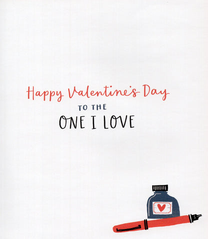 Our Love Story Written By Us Valentine's Day Card