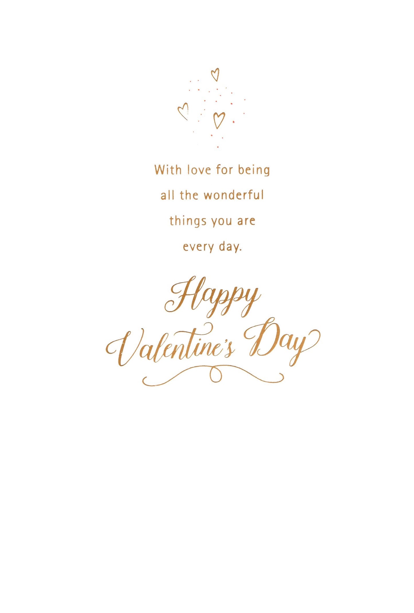 For My One & Only Valentine's Day Card