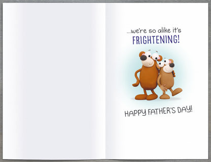 Dad From Your Son We're So Alike Funny Father's Day Card