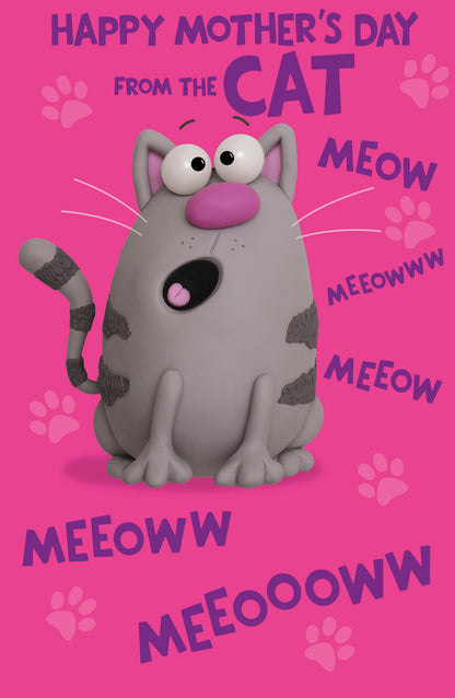 From The Cat Meeoooww Happy Mother's Day Card