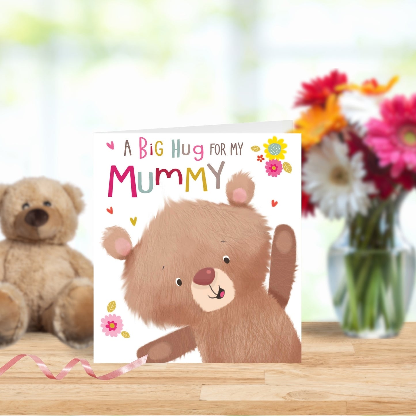 A Big Hug For My Mummy Bear Cute Mother's Day Card
