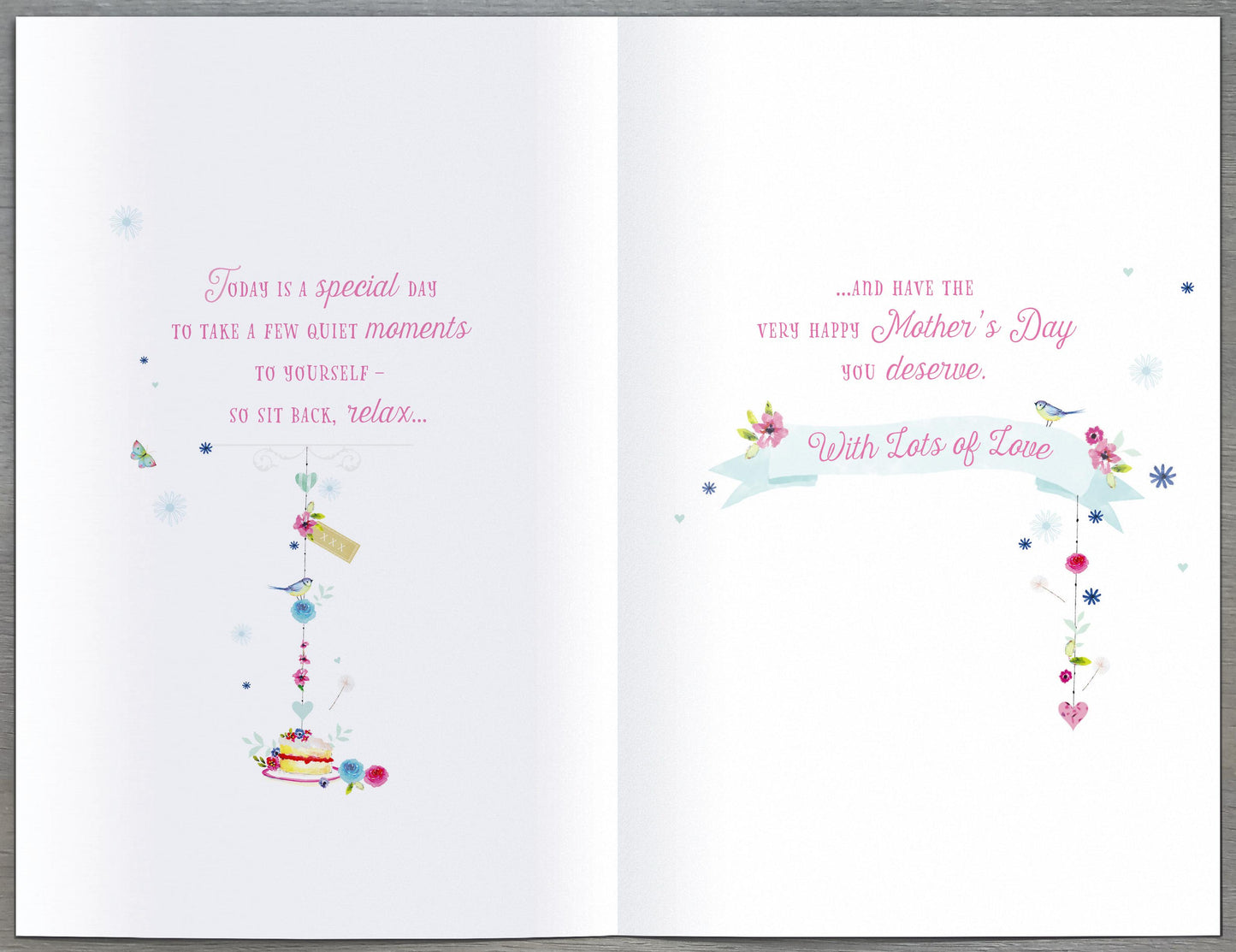 Nan Just For You Afternoon Tea On Mother's Day Card