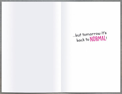 Funny A Day To Relax Cute Cat Mother's Day Card