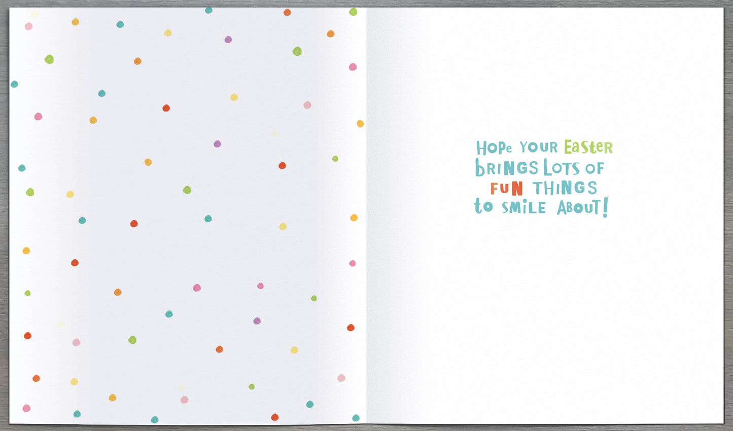Fun Happy Easter Colourful Easter Greeting Card
