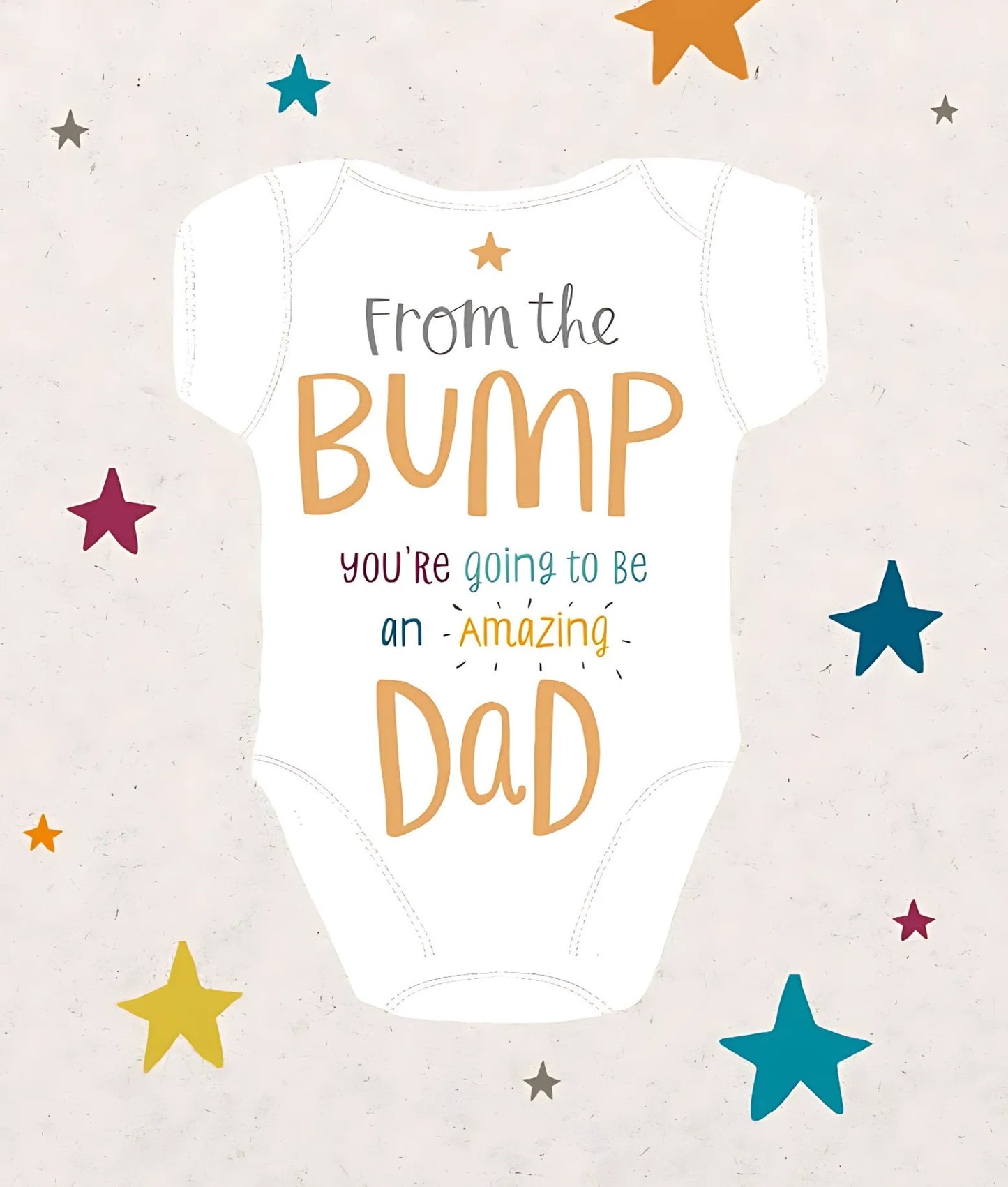 From The Bump You're Going To Be An Amazing Dad Father's Day Card