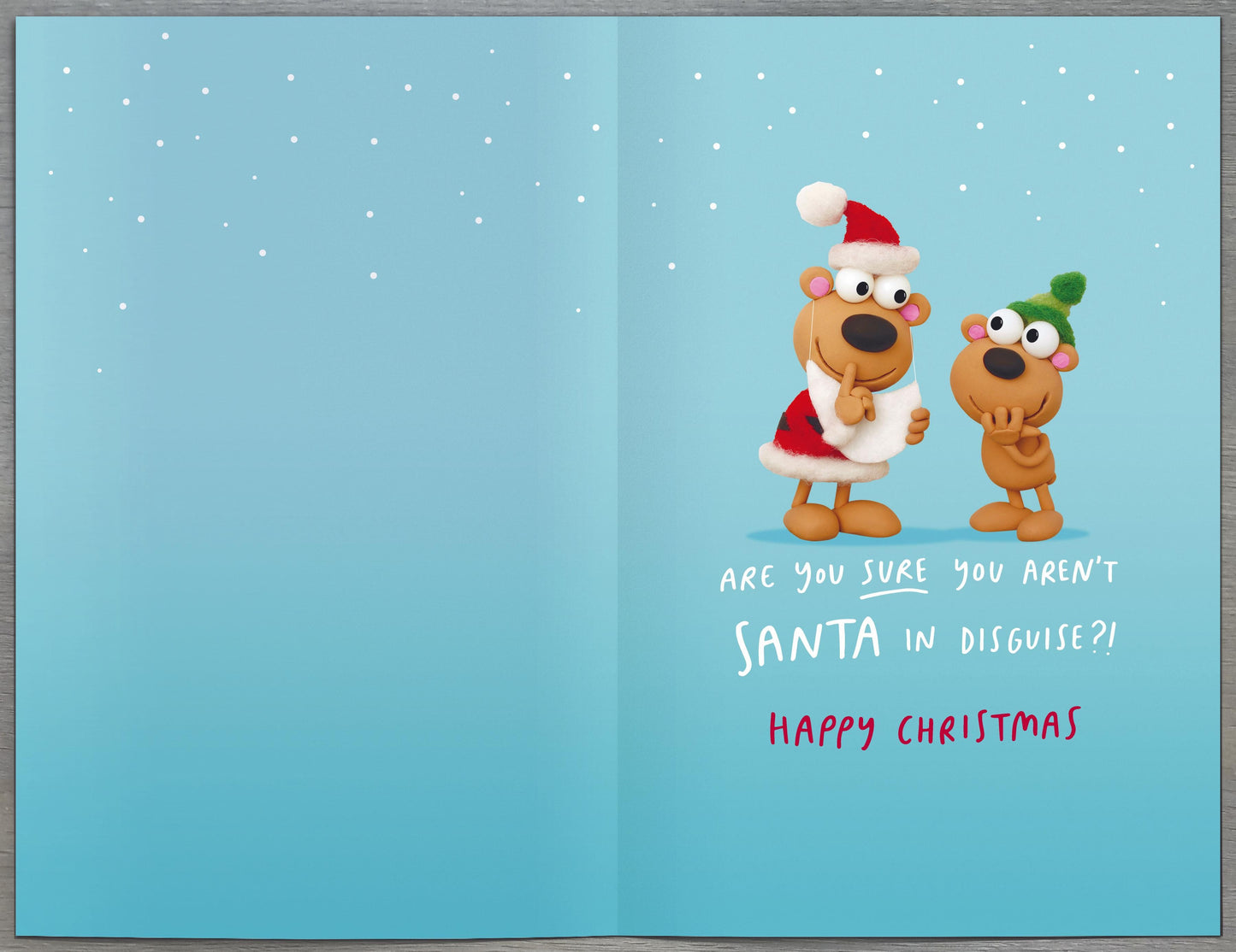 Crackers Grandad Funny Are You Santa In Disguise? Christmas Greeting Card