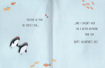 To My Boyfriend Embellished Valentine's Day Card