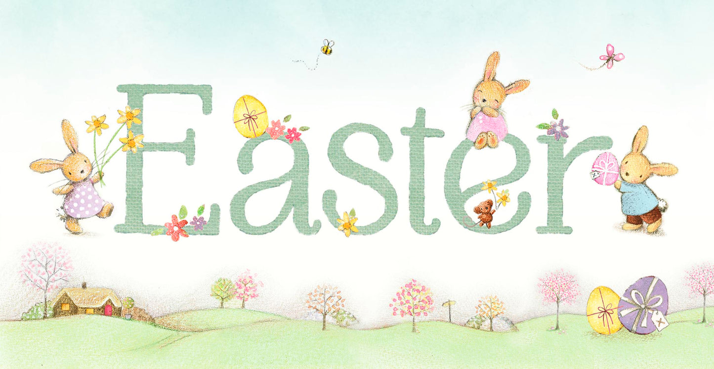 Easter Bunnies Happy Easter Gift Card Money Wallet