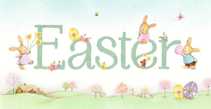 Easter Bunnies Happy Easter Gift Card Money Wallet