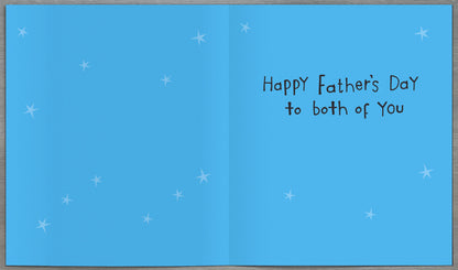 World's Best Dads Super Dads Unite! Father's Day Contemporary Greeting Card