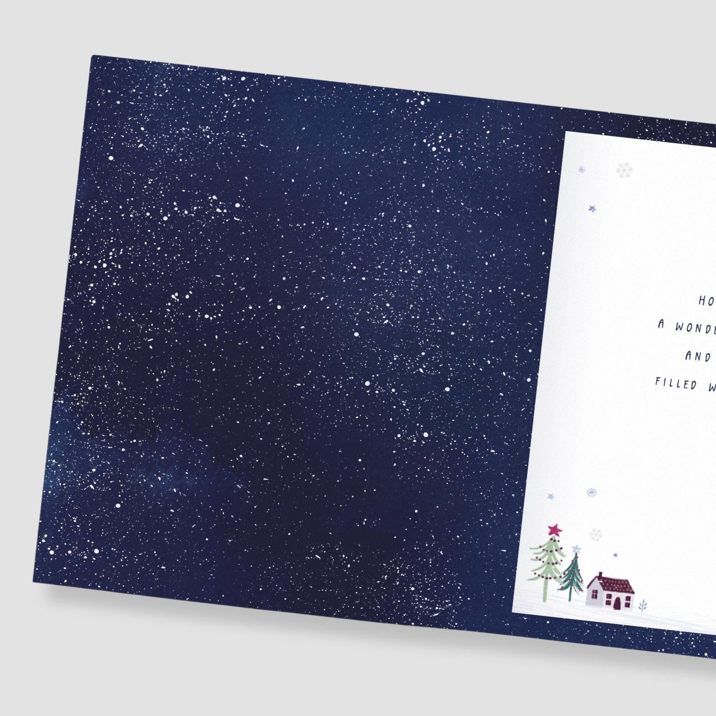 Across the Miles Christmas Card Christmas Wishes Foiled Globe Xmas Greetings