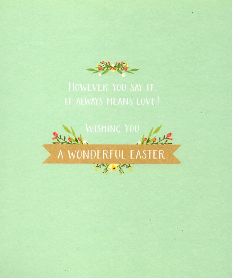 Grandmother Happy Easter Greeting Card