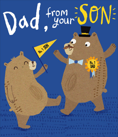 Dad From Son Father's Day Card