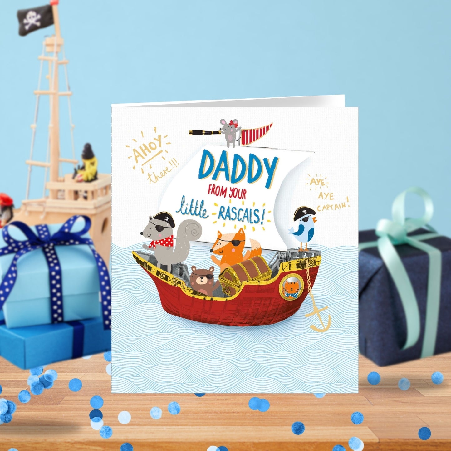 Daddy From Your Little Rascals Father's Day Card