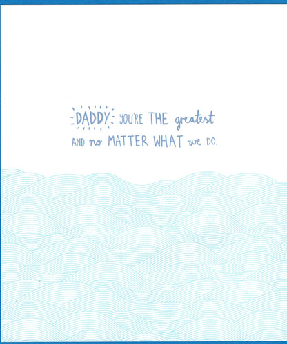 Daddy From Your Little Rascals Father's Day Card