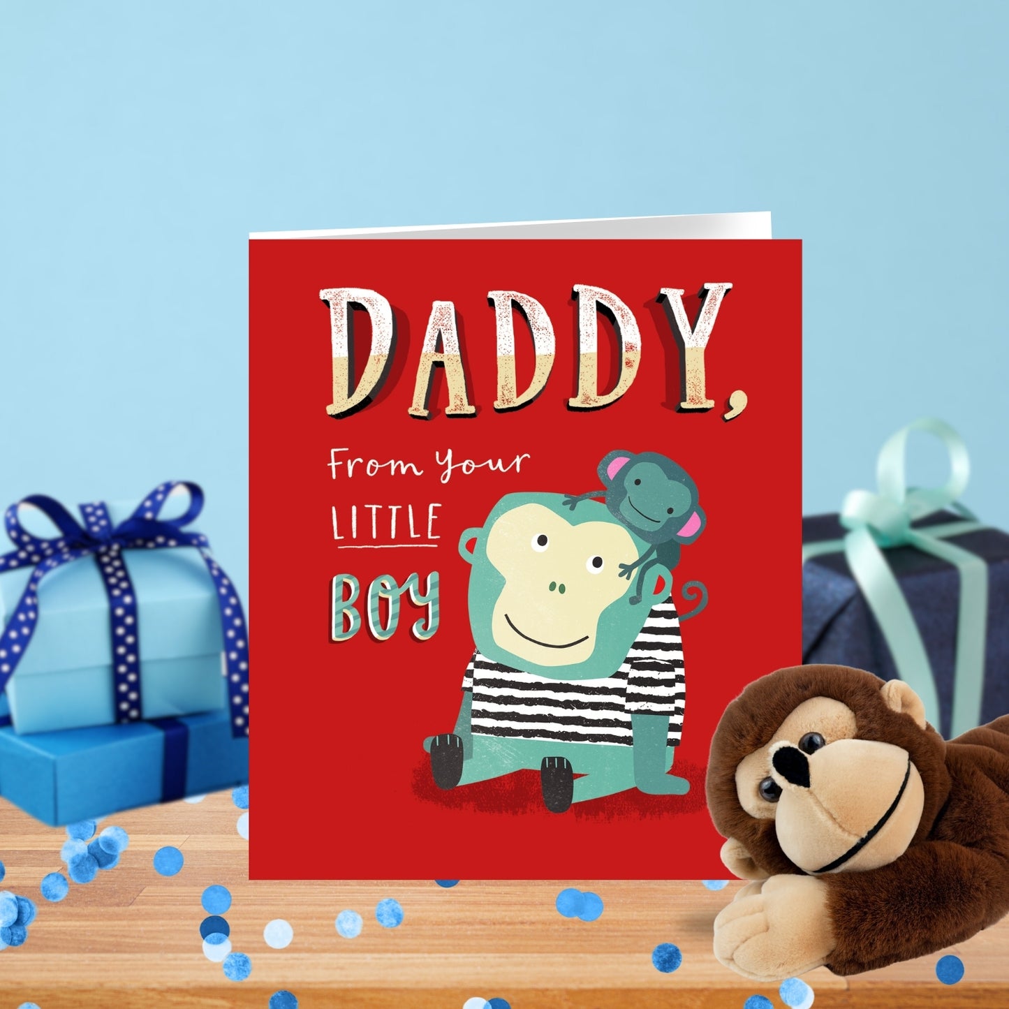 Daddy From Little Boy Father's Day Card