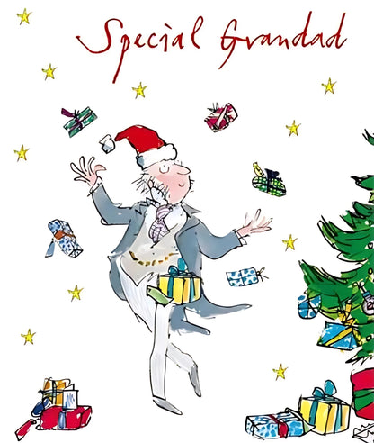 Special Grandad Quentin Blake Christmas Greeting Card