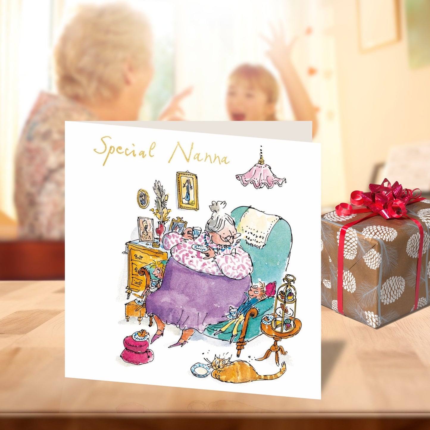 Quentin Blake Special Nanna Mother's Day Greeting Card