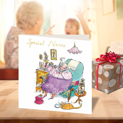 Quentin Blake Special Nanna Mother's Day Greeting Card