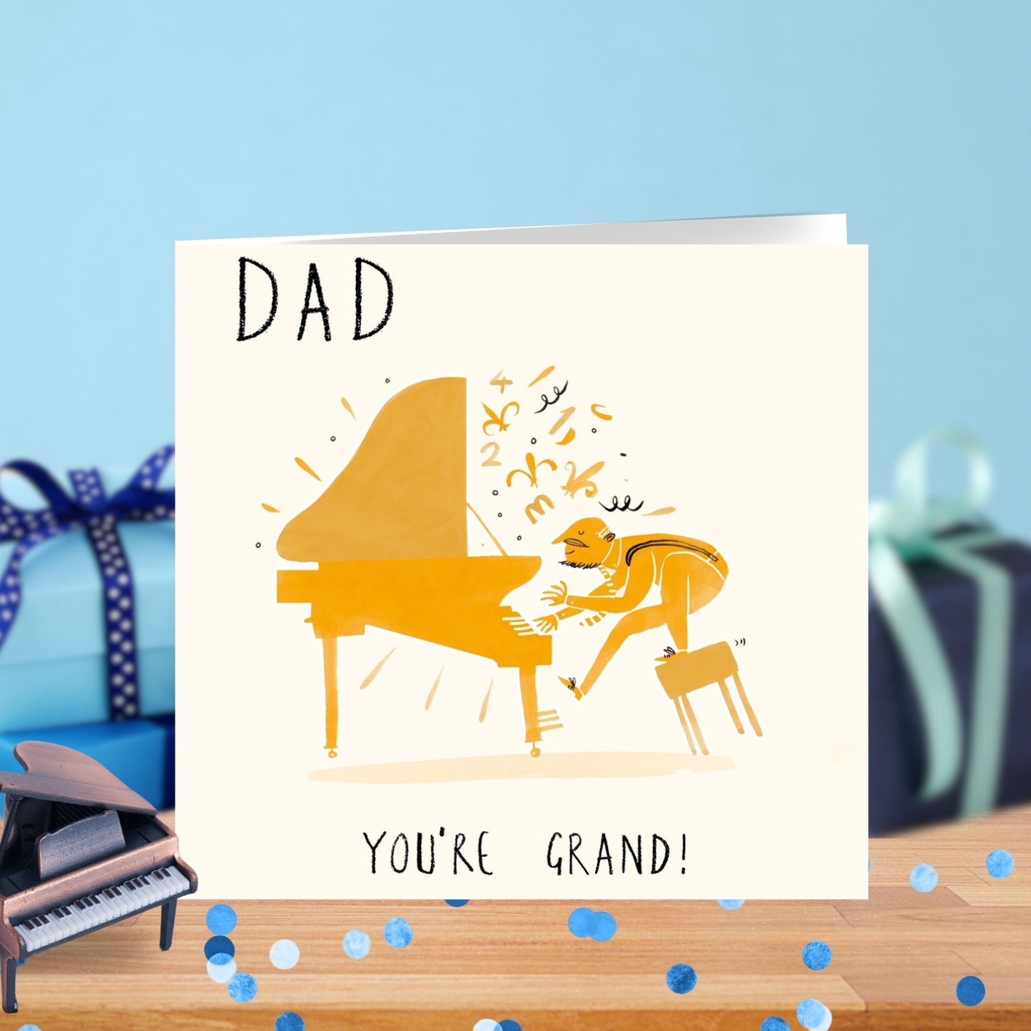 Dad You're Grand Happy Father's Day Greeting Card