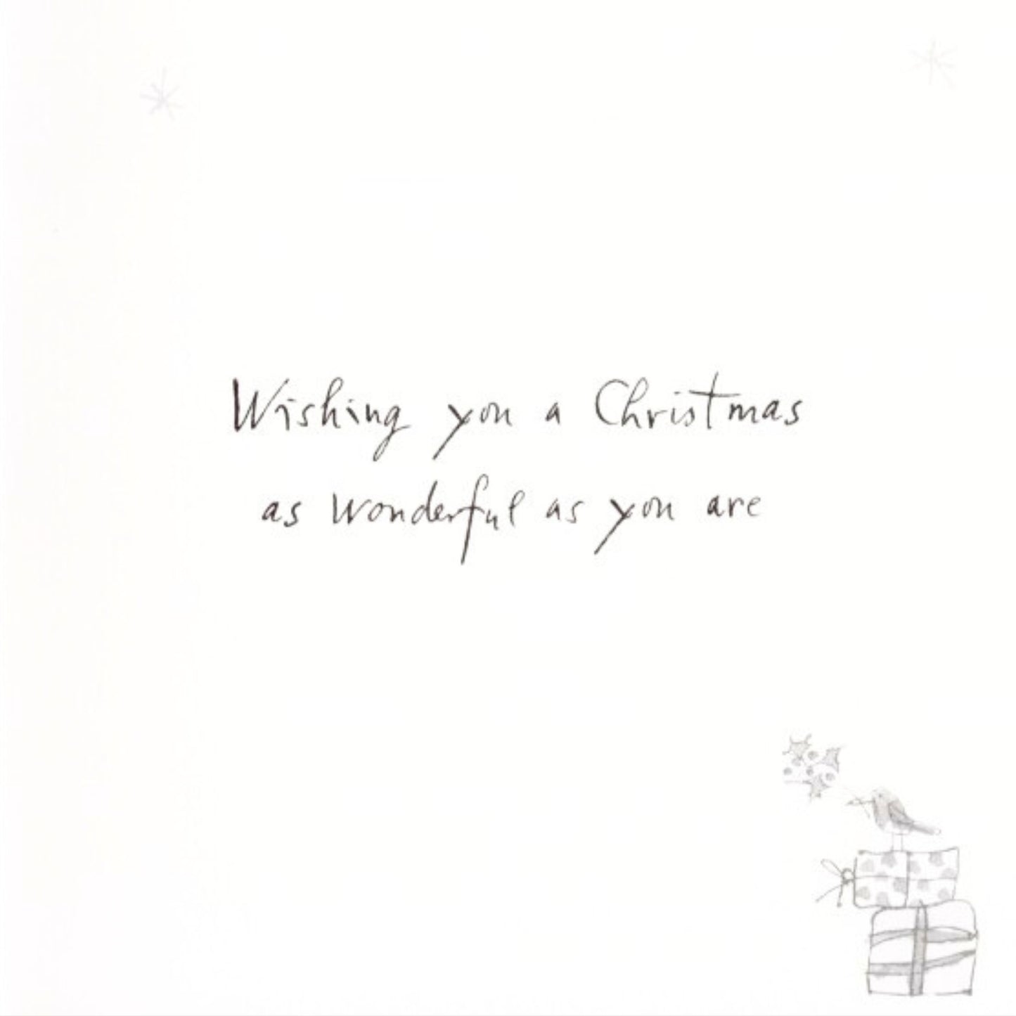 Special Niece Reindeer Quentin Blake Christmas Greeting Card