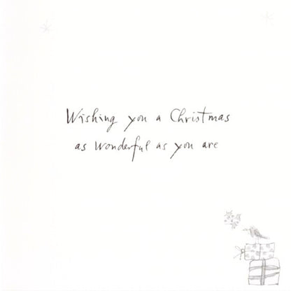 Special Niece Reindeer Quentin Blake Christmas Greeting Card