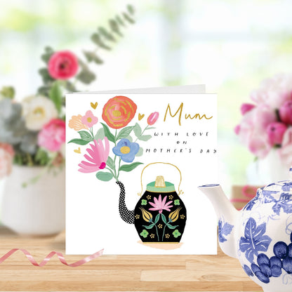 Mum With Love Foiled Mother's Day Card