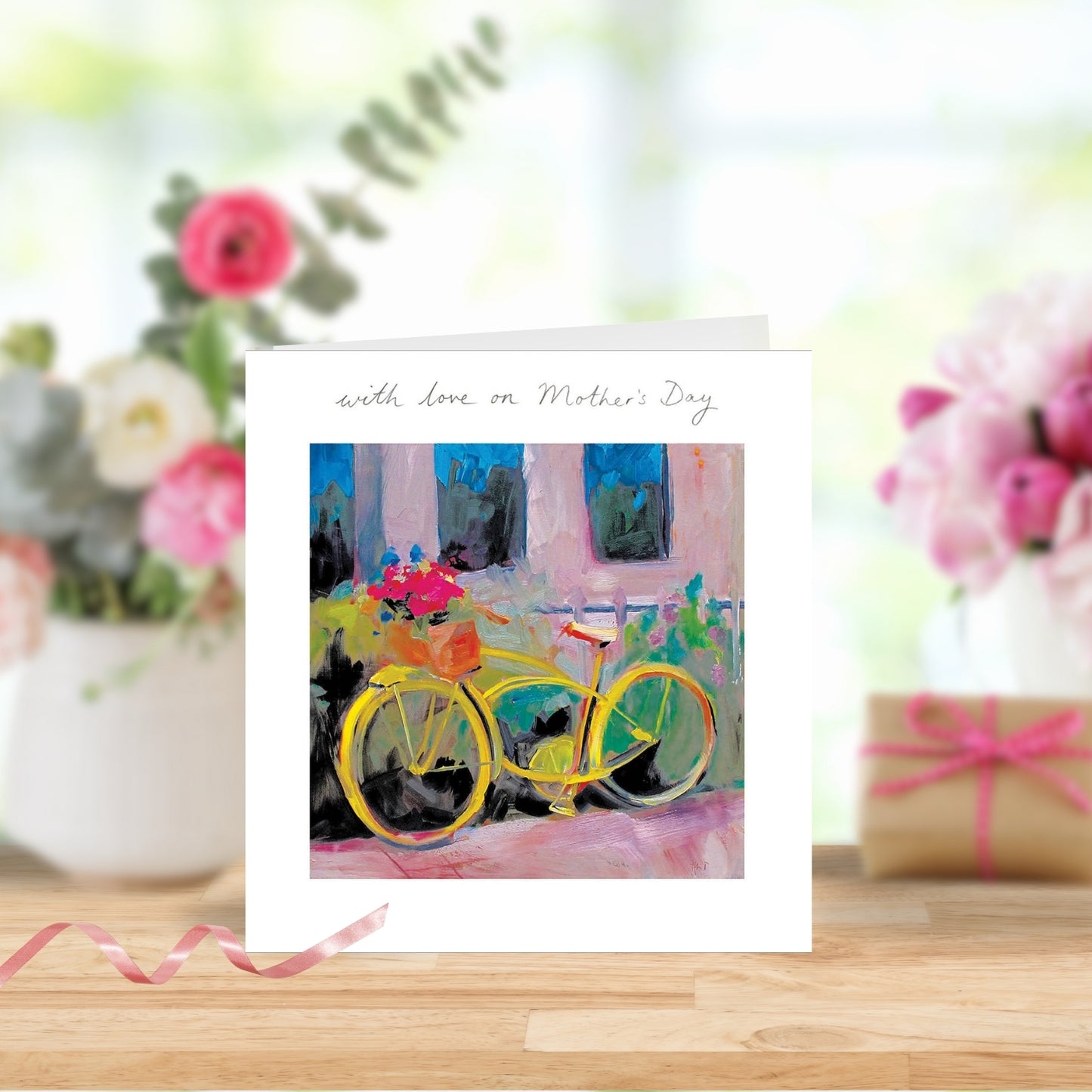 Love On Mother's Day Watercolour Mother's Day Card