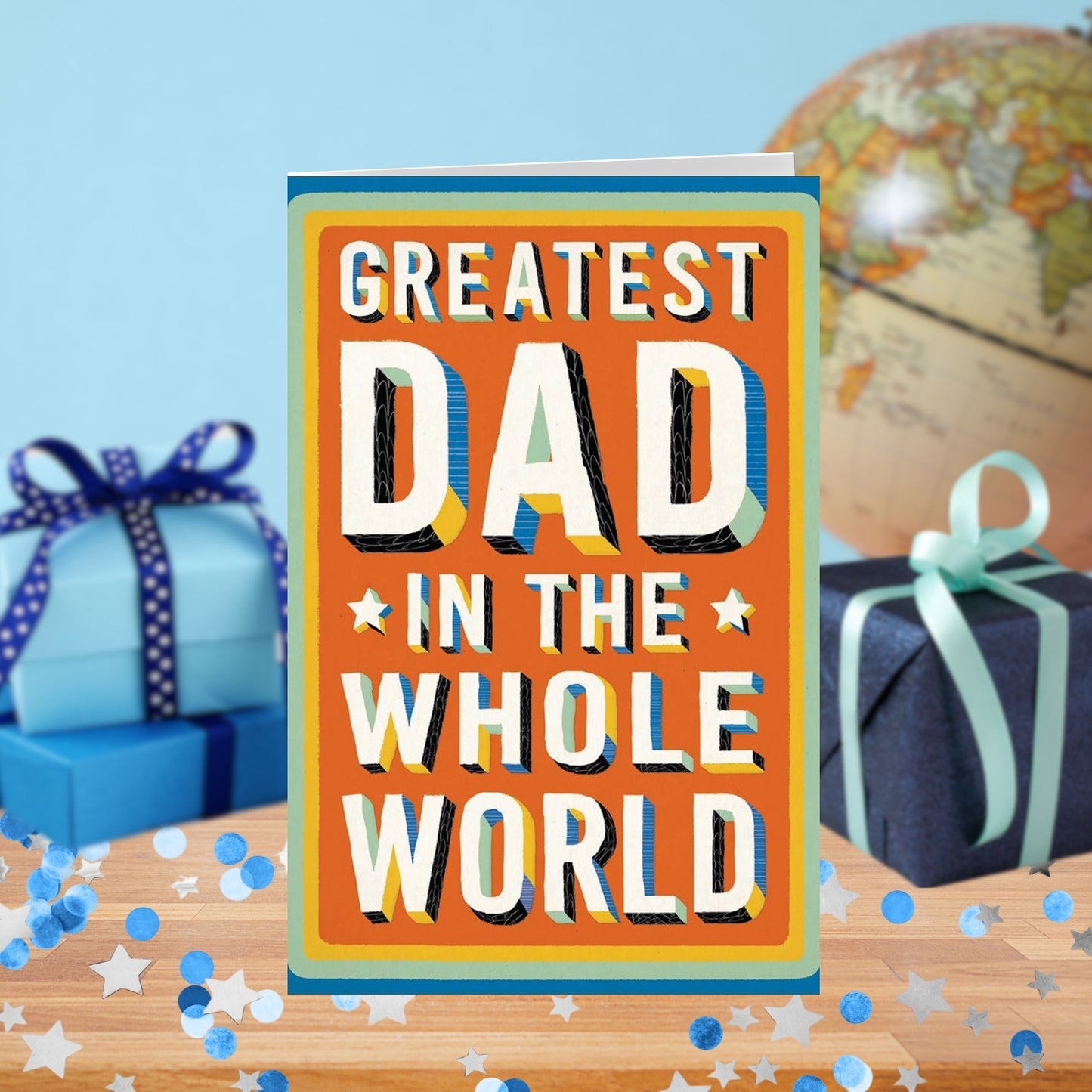 Greatest Dad In The Whole World Father's Day Greeting Card
