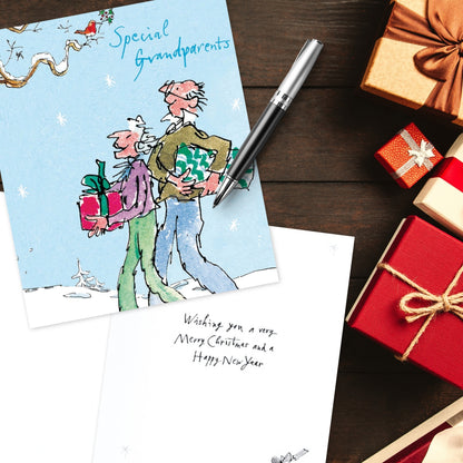 Quentin Blake Special Grandparents Merry Christmas Card