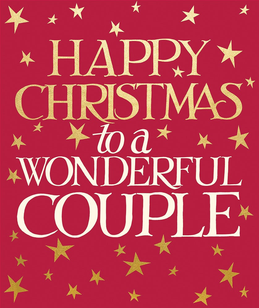 Emma Bridgewater Wonderful Couple Festive Christmas Card