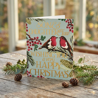Emma Bridgewater Son & Daughter-In-Law Festive Christmas Card