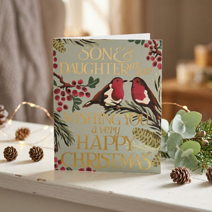 Emma Bridgewater Son & Daughter-In-Law Festive Christmas Card