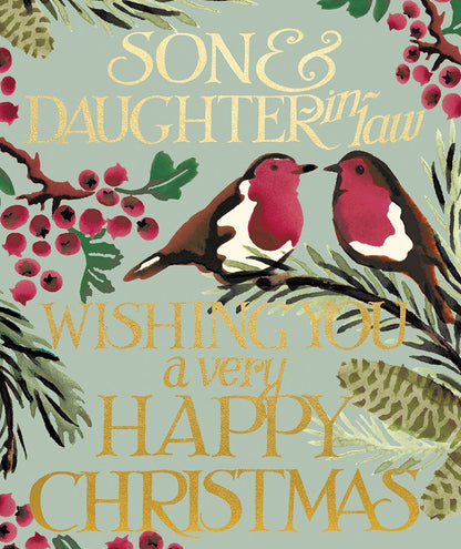 Emma Bridgewater Son & Daughter-In-Law Festive Christmas Card