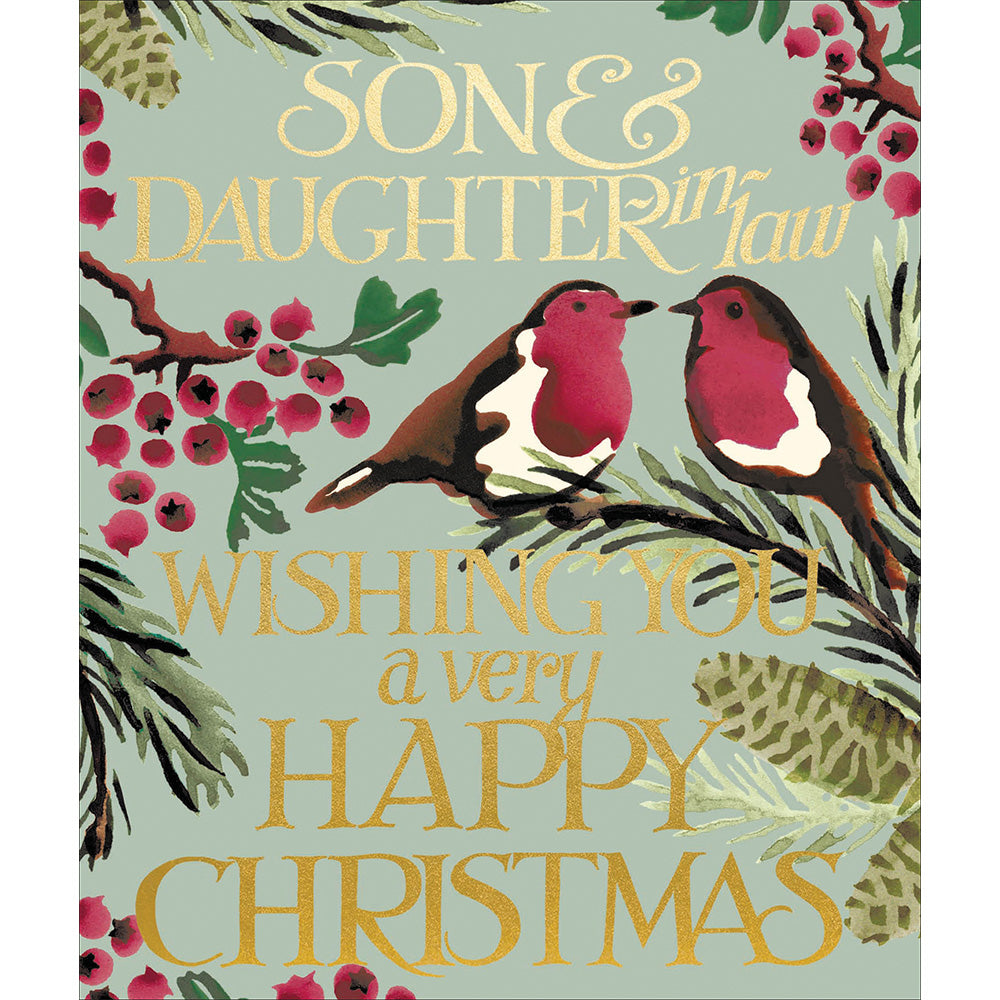 Emma Bridgewater Son & Daughter-In-Law Festive Christmas Card