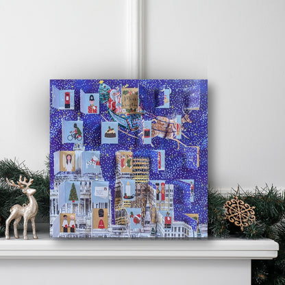 Traditional Advent Calendar City Christmas Eve Christmas Advent Calendar Gift