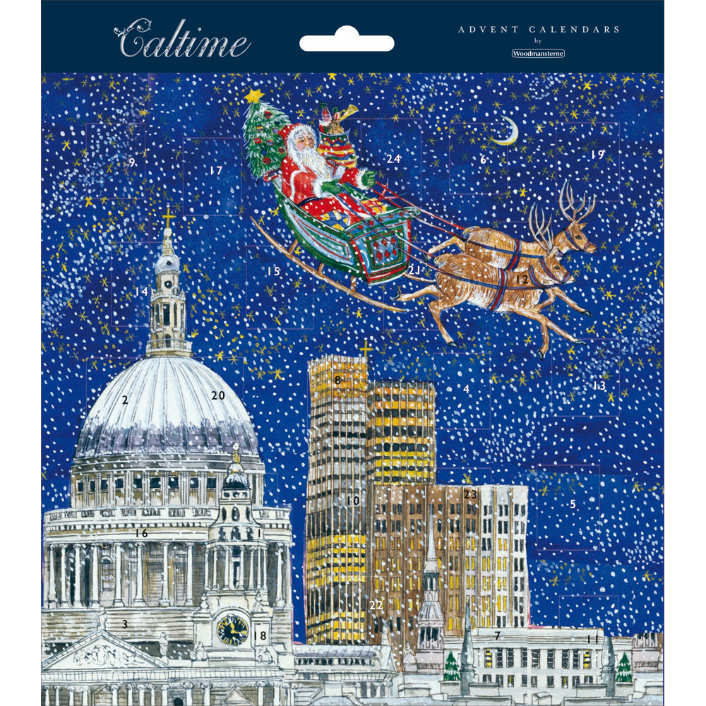 Traditional Advent Calendar City Christmas Eve Christmas Advent Calendar Gift