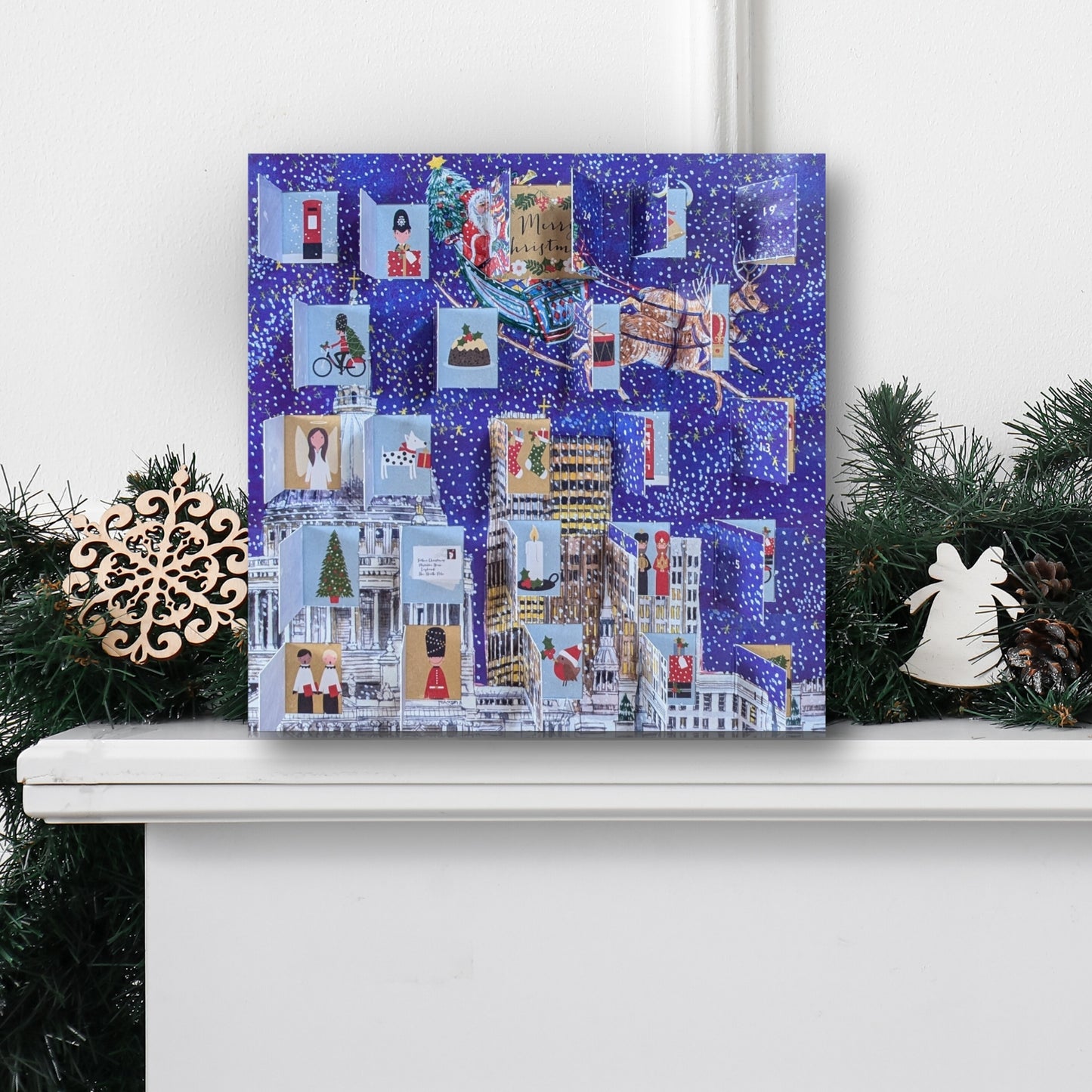 Traditional Advent Calendar City Christmas Eve Christmas Advent Calendar Gift