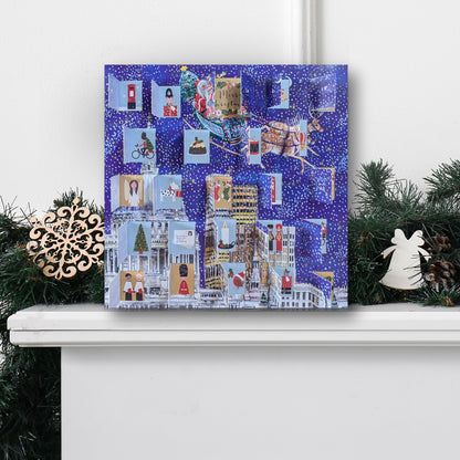 Traditional Advent Calendar City Christmas Eve Christmas Advent Calendar Gift