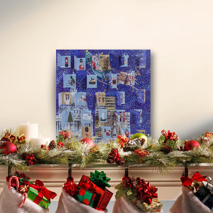 Traditional Advent Calendar City Christmas Eve Christmas Advent Calendar Gift