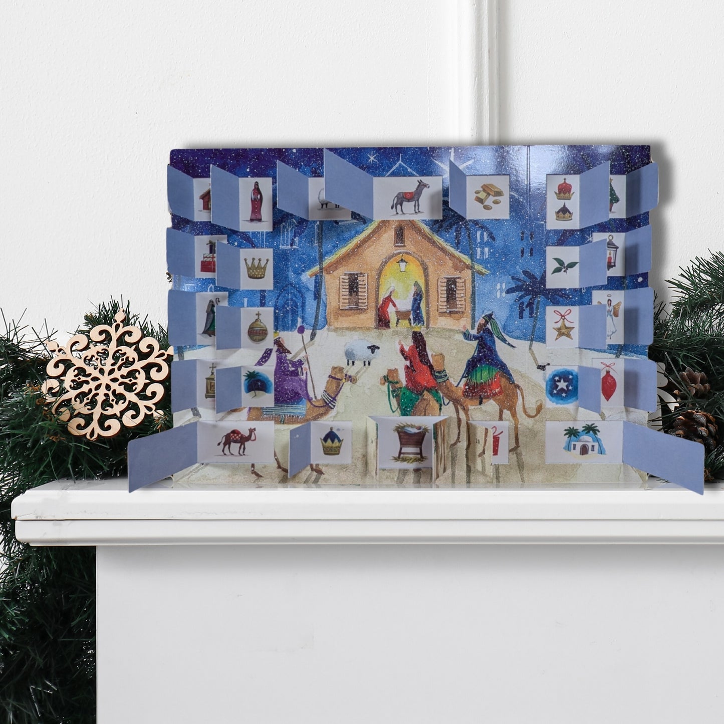 Traditional Advent Calendar We Three Kings Christmas Advent Calendar Gift Idea