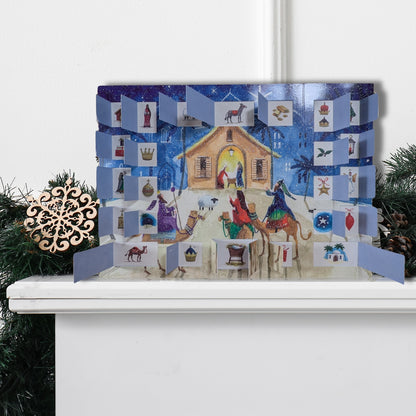 Traditional Advent Calendar We Three Kings Christmas Advent Calendar Gift Idea