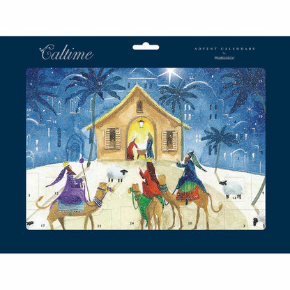 Traditional Advent Calendar We Three Kings Christmas Advent Calendar Gift Idea